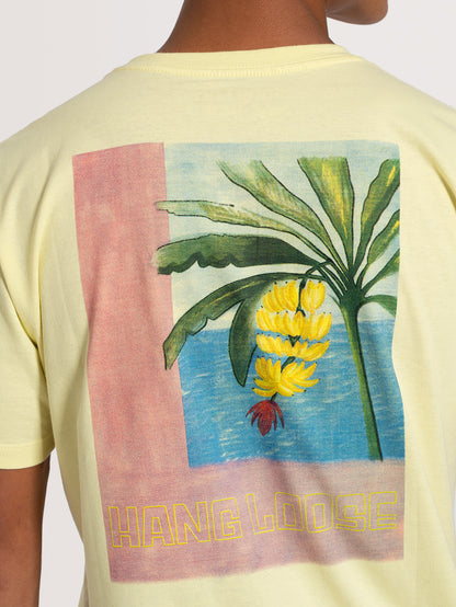 Camiseta Manga Curta Amarela Hang Loose Platano