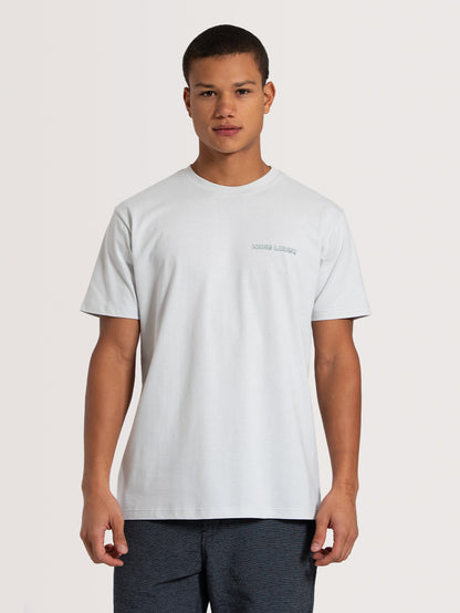 Camiseta Manga Curta Cinza Gelo Hang Loose Platano