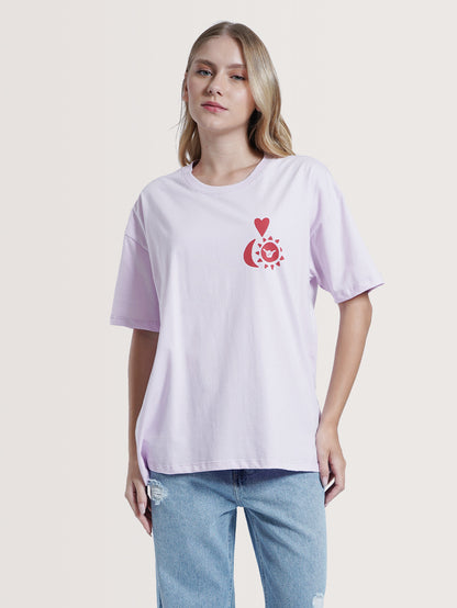 Camiseta Manga Curta Rosa Hang Loose Deserve