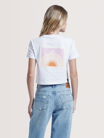 Camiseta Manga Curta Branca Hang Loose Summer