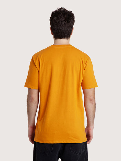 Camiseta Manga Curta Mostarda Hang Loose Goodtimes