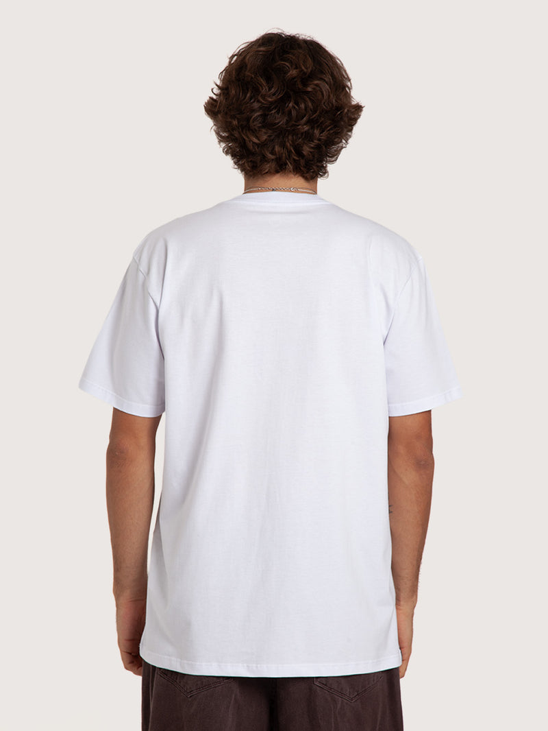 Camiseta Manga Curta Branca Masculina Hang Loose Craig