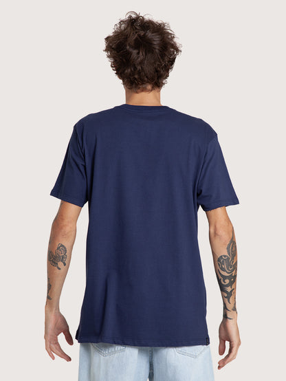 Camiseta Manga Curta Azul Marinho Masculina Hang Loose Craig