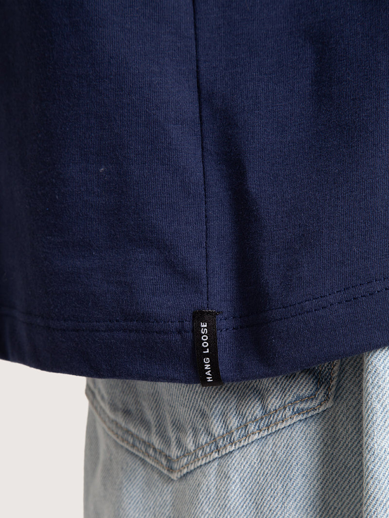 Camiseta Azul Marinho Hang Loose Atom