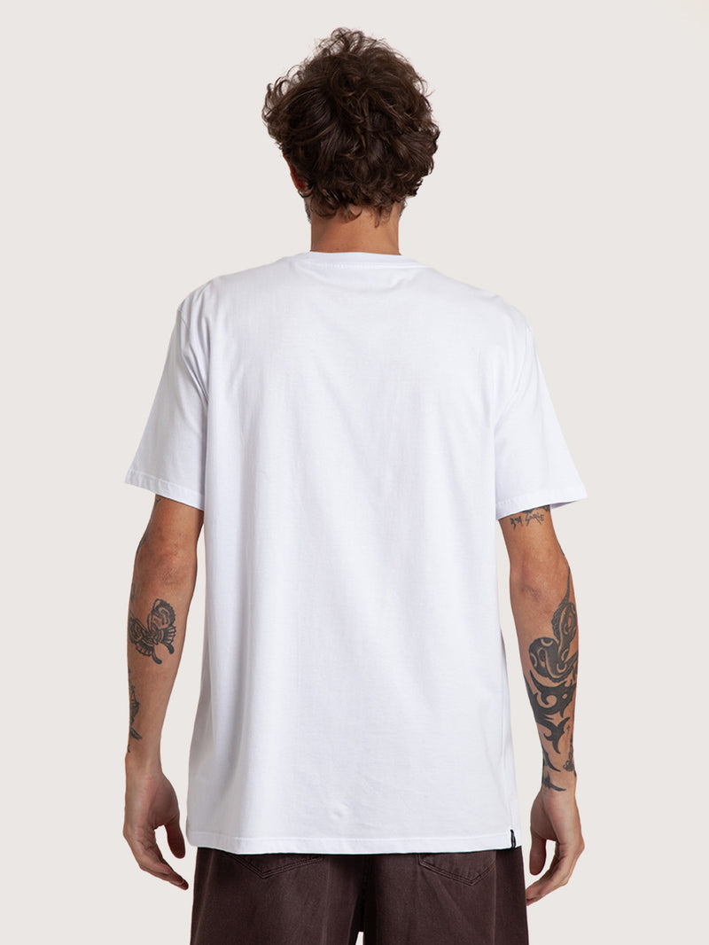 Camiseta Manga Curta Branca Hang Loose VHS