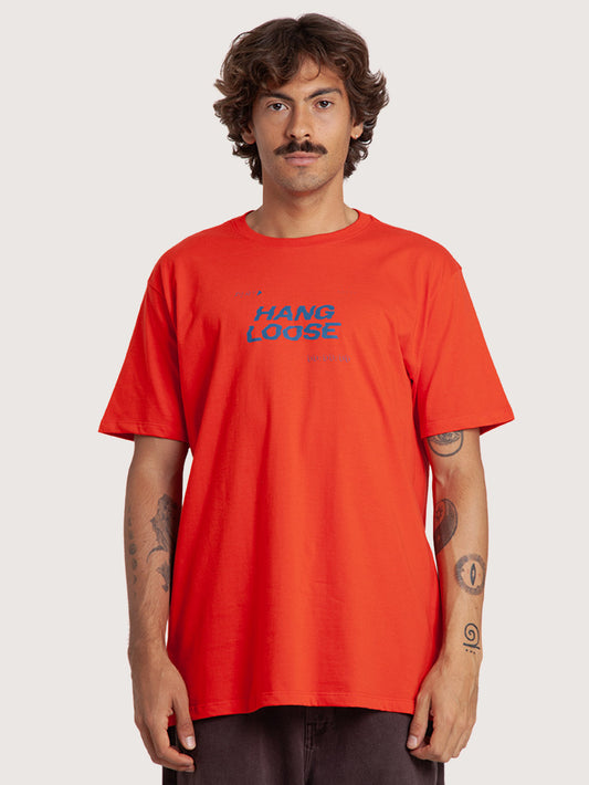 Camiseta Vermelha Hang Loose VHS