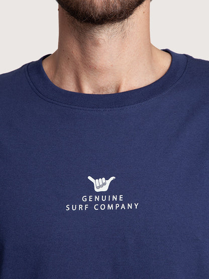 Camiseta Manga Curta Azul Marinho Hang Loose Boat