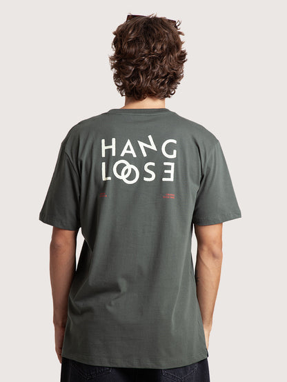 Camiseta Manga Curta Verde Hang Loose Loose