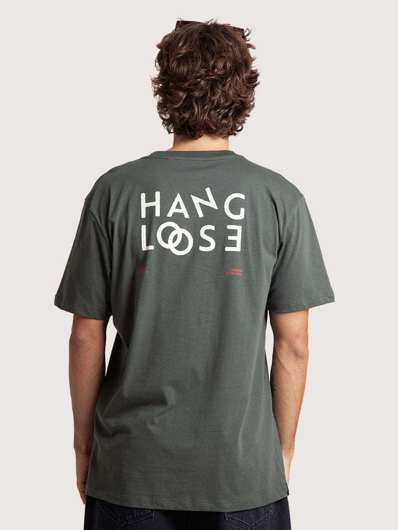 Camiseta Manga Curta Verde Hang Loose Loose