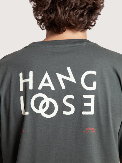 Camiseta Manga Curta Verde Hang Loose Loose