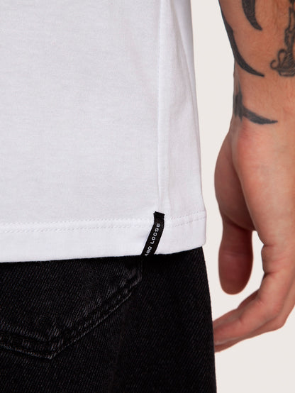 Camiseta Manga Curta Branca Masculina Hang Loose Share It