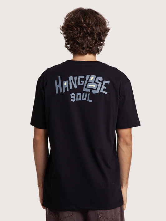 Camiseta Preta Hang Loose Soul