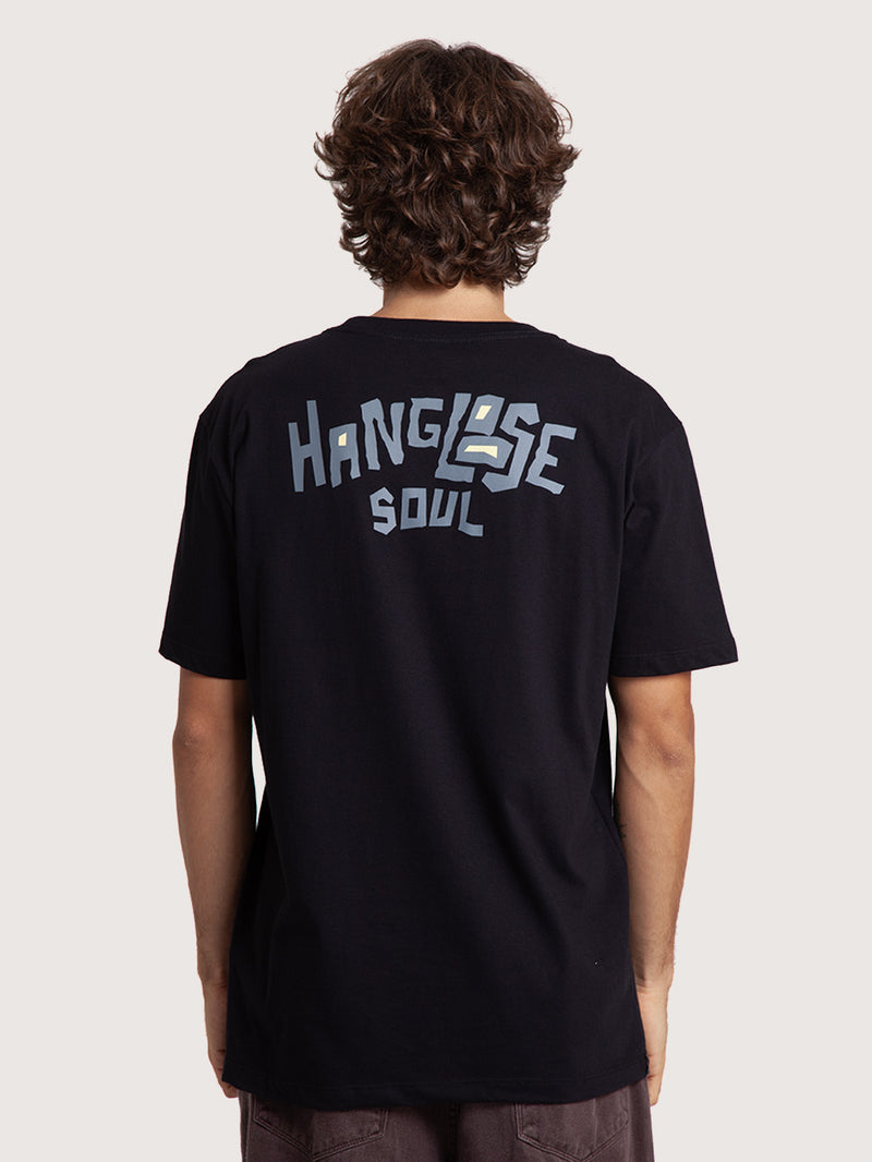 Camiseta Preta Hang Loose Soul