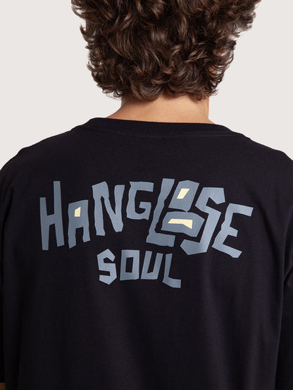 Camiseta Preta Hang Loose Soul