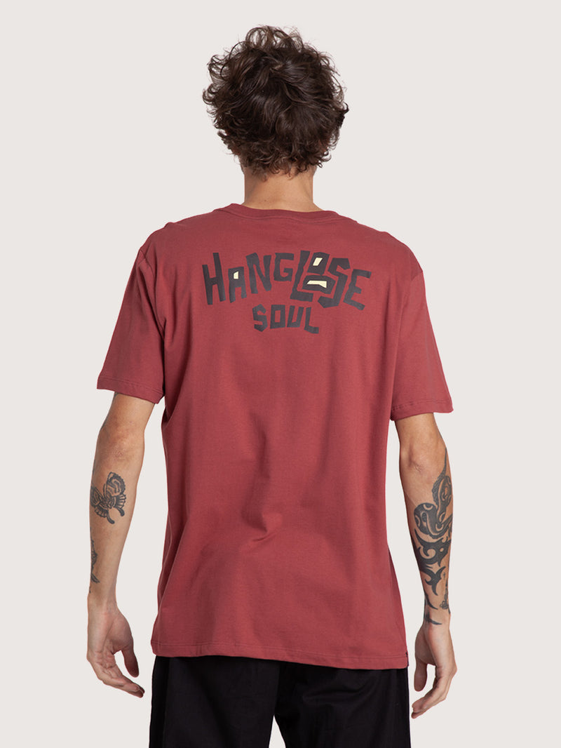 Camiseta Figo Bordô Hang Loose Soul