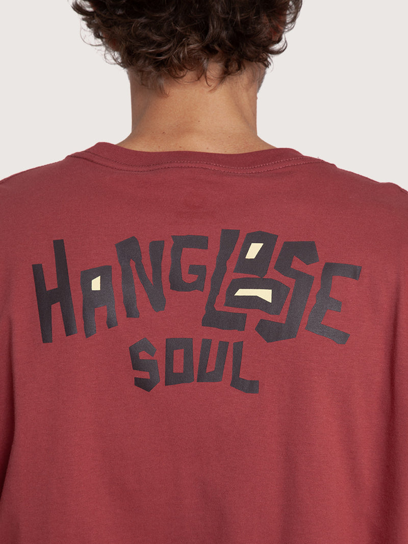 Camiseta Figo Bordô Hang Loose Soul