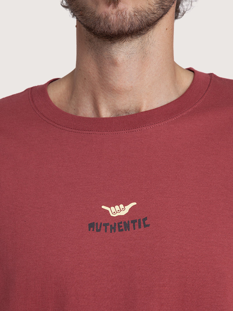 Camiseta Figo Bordô Hang Loose Soul