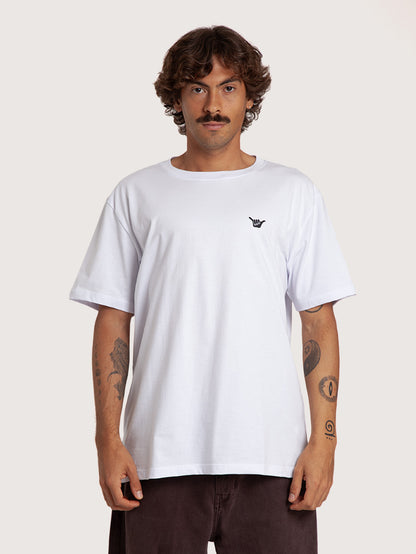 Camiseta Branca Hang Loose Apple