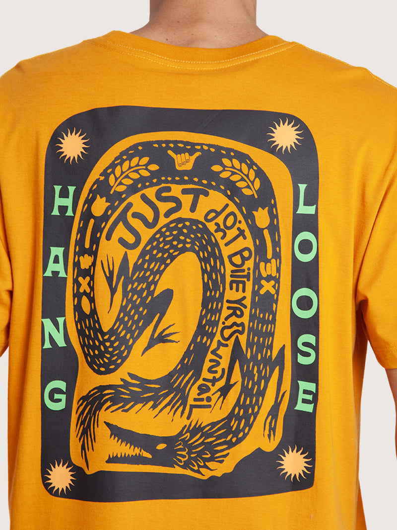 Camiseta Mostarda Hang Loose Apple