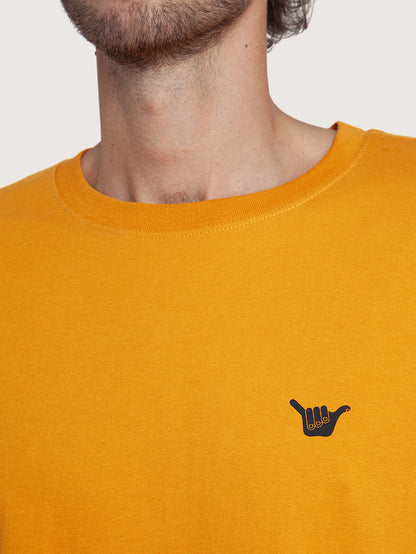 Camiseta Mostarda Hang Loose Apple