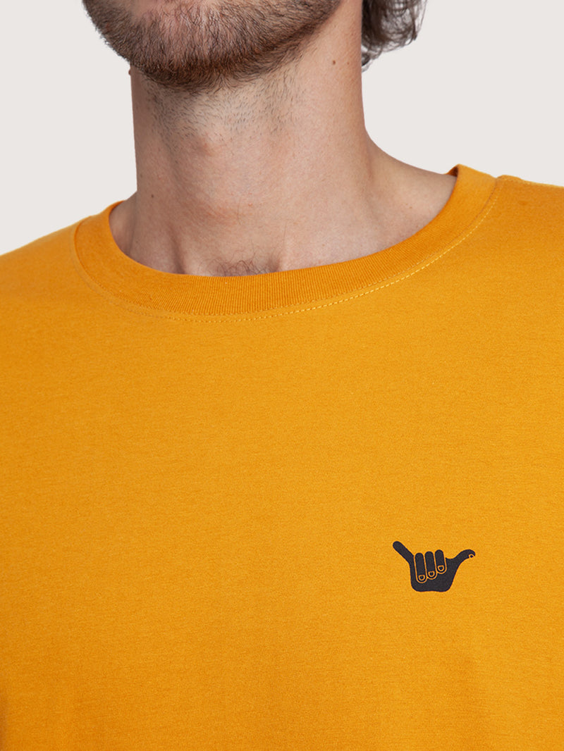 Camiseta Mostarda Hang Loose Apple
