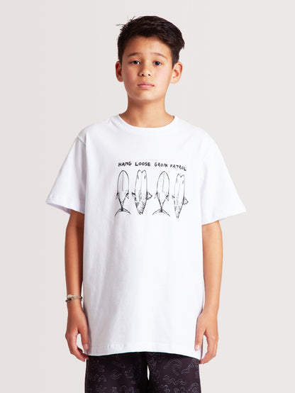 Camiseta Hang Loose Juvenil Surfish Kids Collection