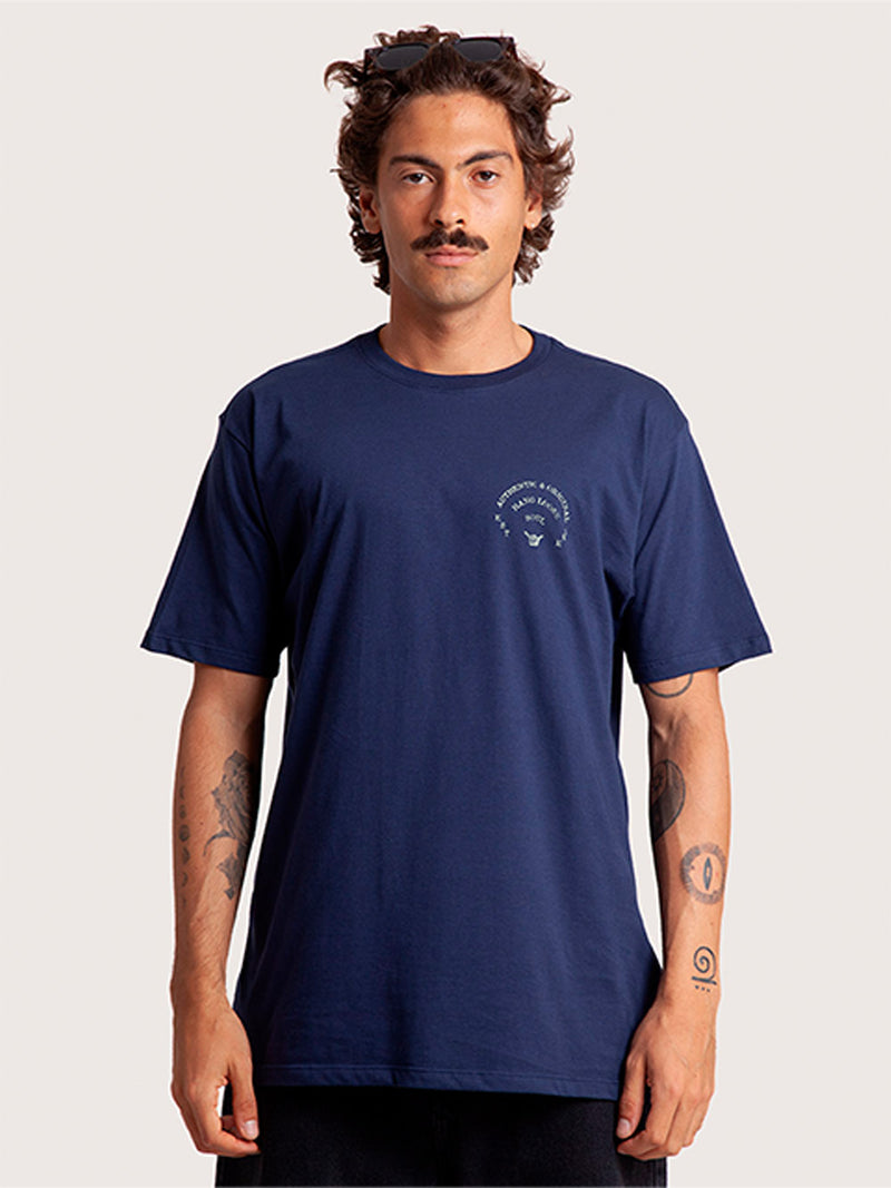 Camiseta Azul Marinho Hang Loose Octopuss