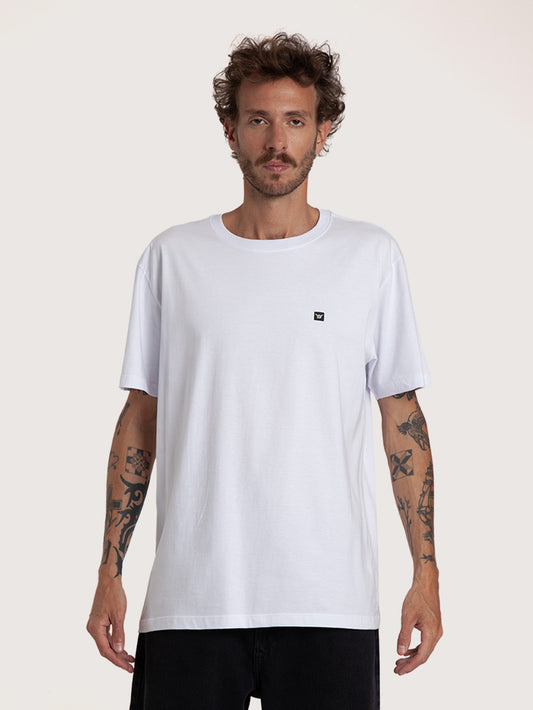 Camiseta Manga Curta Branca Hang Loose Mini