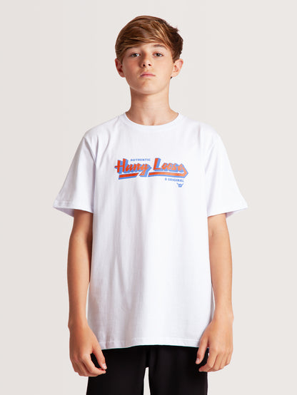 Camiseta Juvenil Stones Hang Loose Branca