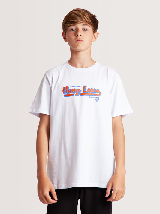 Camiseta Juvenil Stones Hang Loose Branca