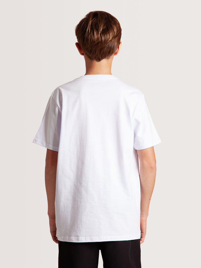 Camiseta Juvenil Stones Hang Loose Branca