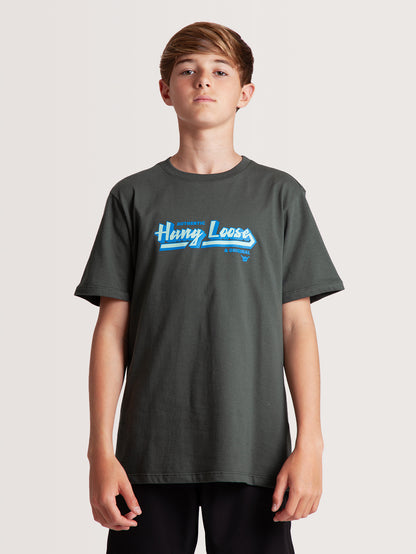 Camiseta Juvenil Stones Hang Loose Verde