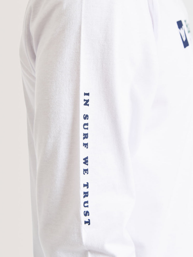 Camiseta Manga Longa Hang Loose Guide Branca