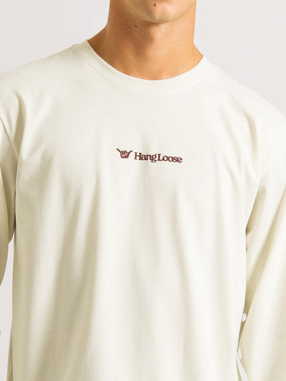 Camiseta Hang Loose Manga Longa Panton Off White