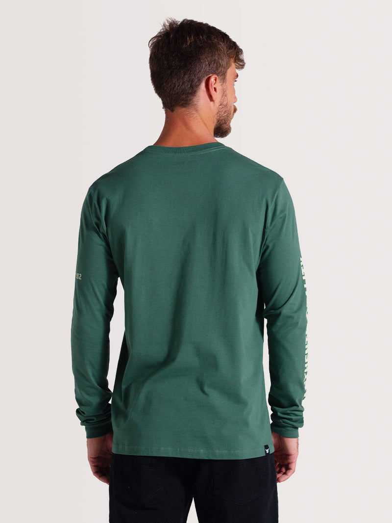 Camiseta Manga Longa Cali Hang Loose Verde