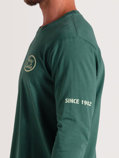 Camiseta Manga Longa Cali Hang Loose Verde