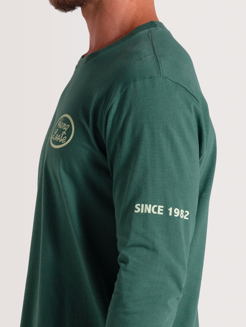 Camiseta Manga Longa Cali Hang Loose Verde