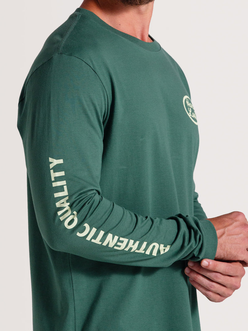 Camiseta Manga Longa Cali Hang Loose Verde