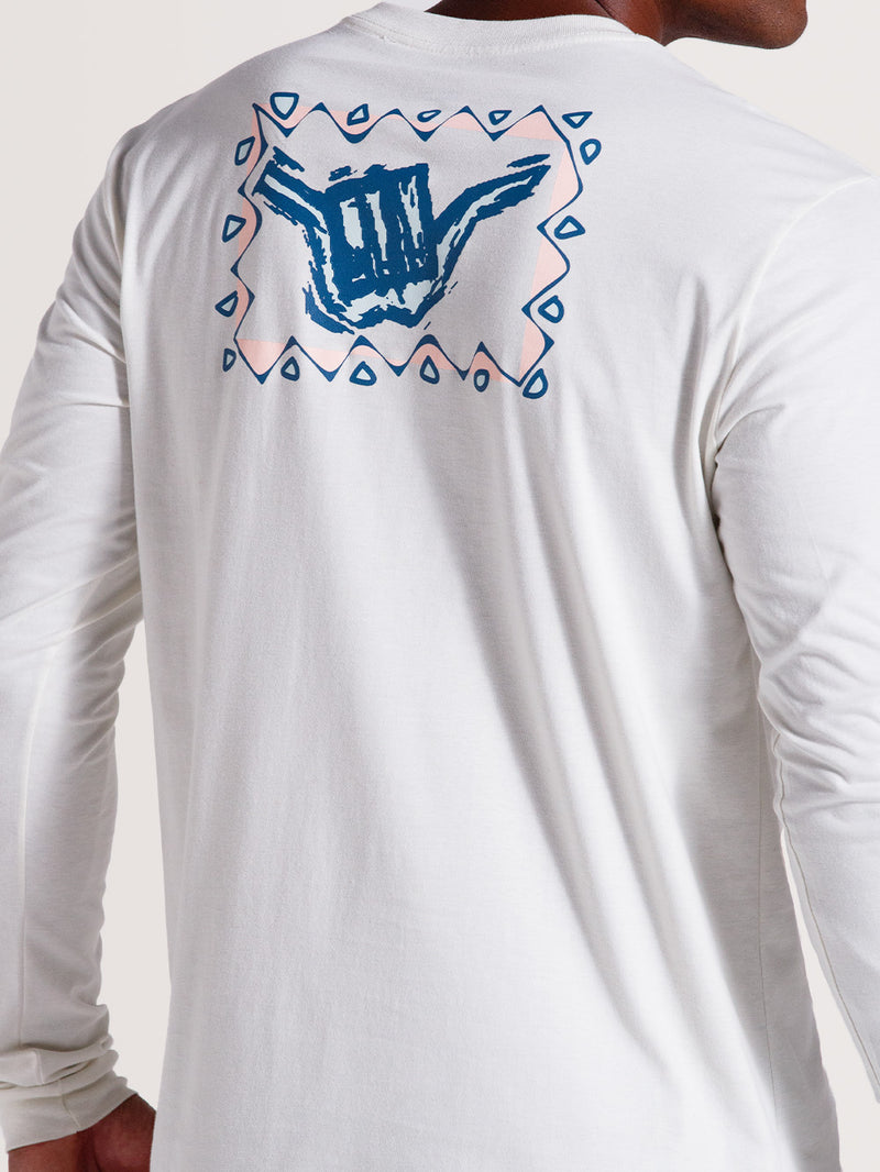 Camiseta Off White Manga Longa Hang Loose Wildguys