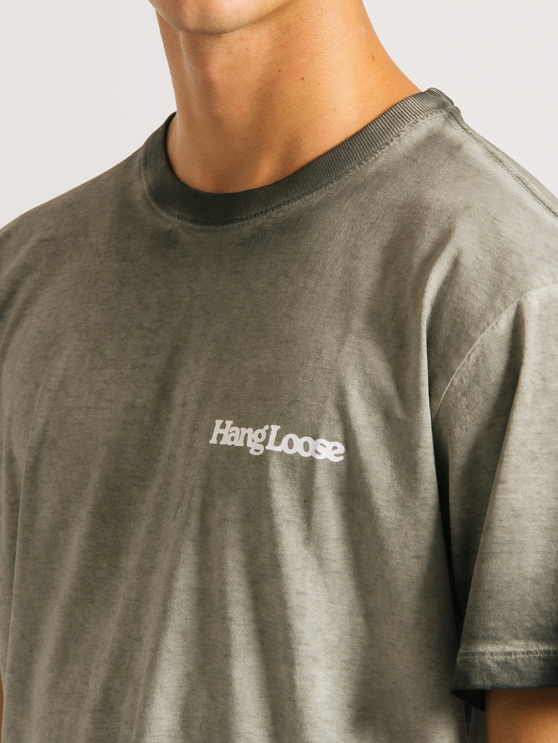 Camiseta Especial Hang Loose  Typo Preto