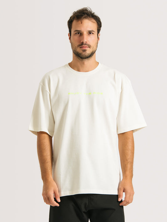 Camiseta Especial Hang Loose Wide Tee 2 Off White