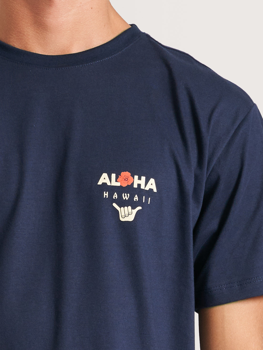 Camiseta Especial Hang Loose Oahu Marinho