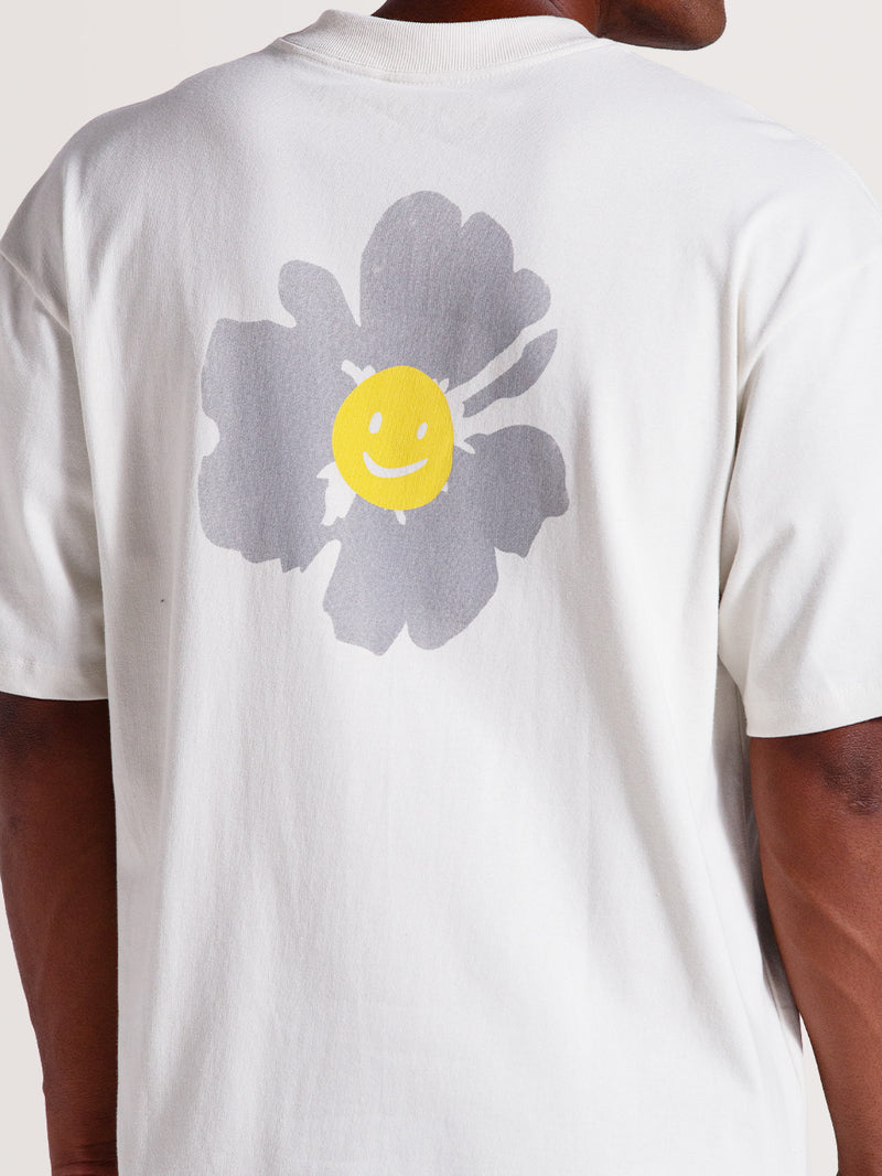 Camiseta Off White Manga Curta Especial Hang Loose Allover