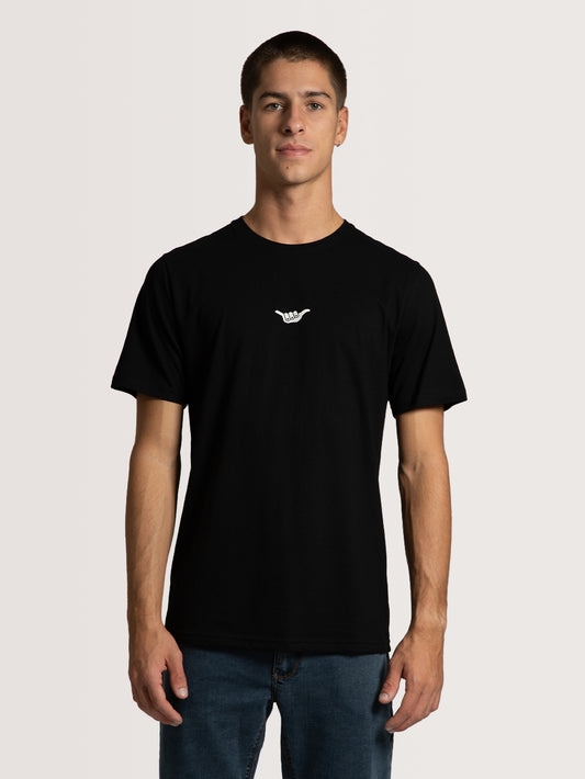 Camiseta Especial Hang Loose Retro Preto