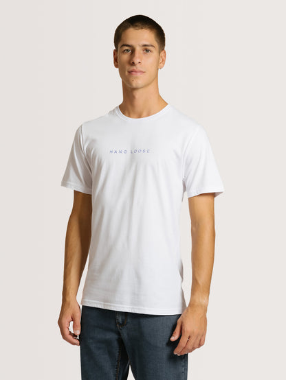 Camiseta Especial Hang Loose Institution Branco