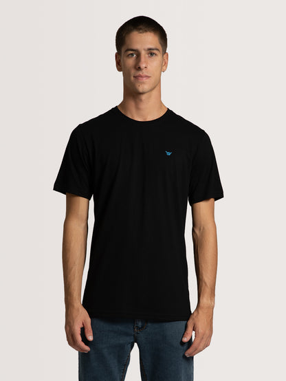 Camiseta Especial Hang Loose Basic Logo Preto