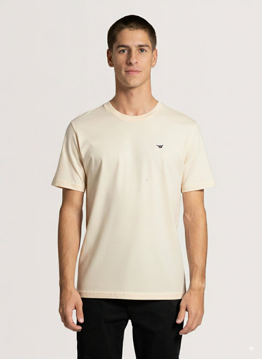 Camiseta Especial Hang Loose Basic Logo Off White