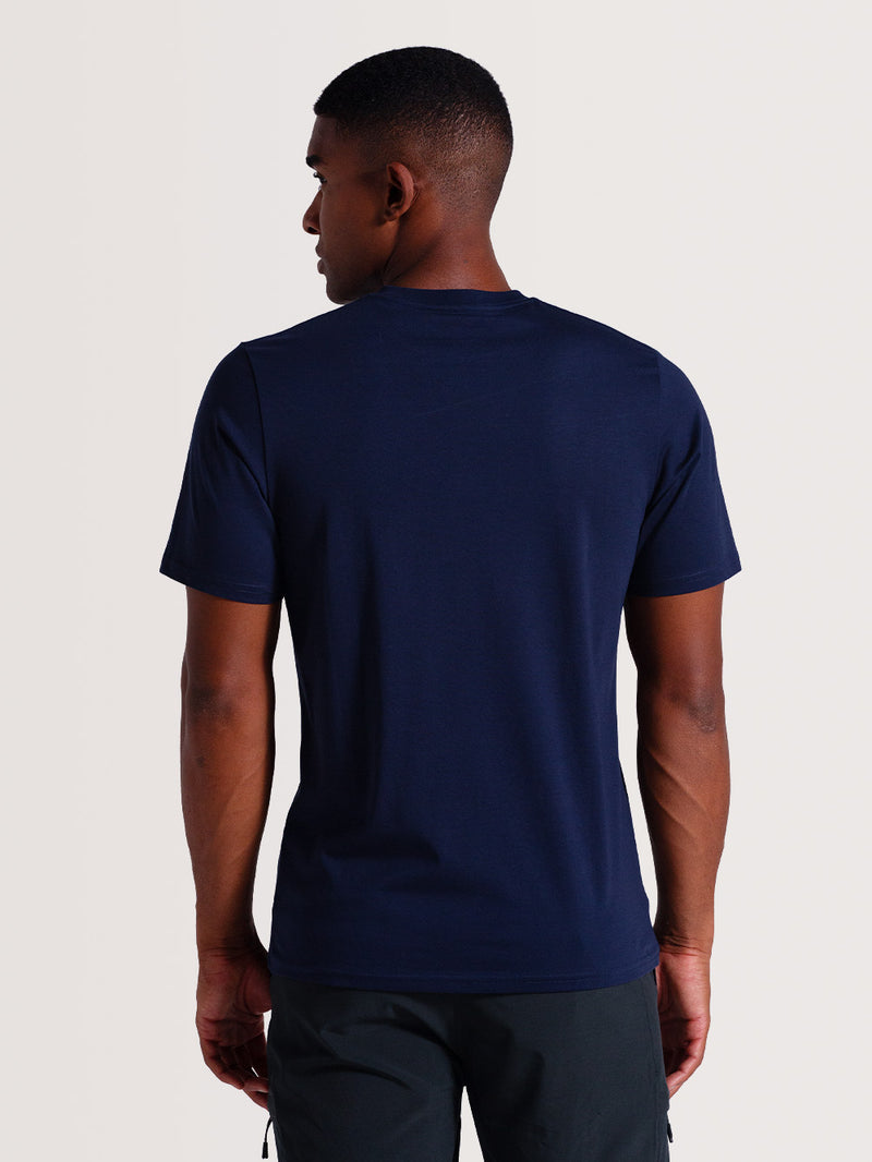 Camiseta Azul Marinho Manga Curta Especial Hang Loose Institution