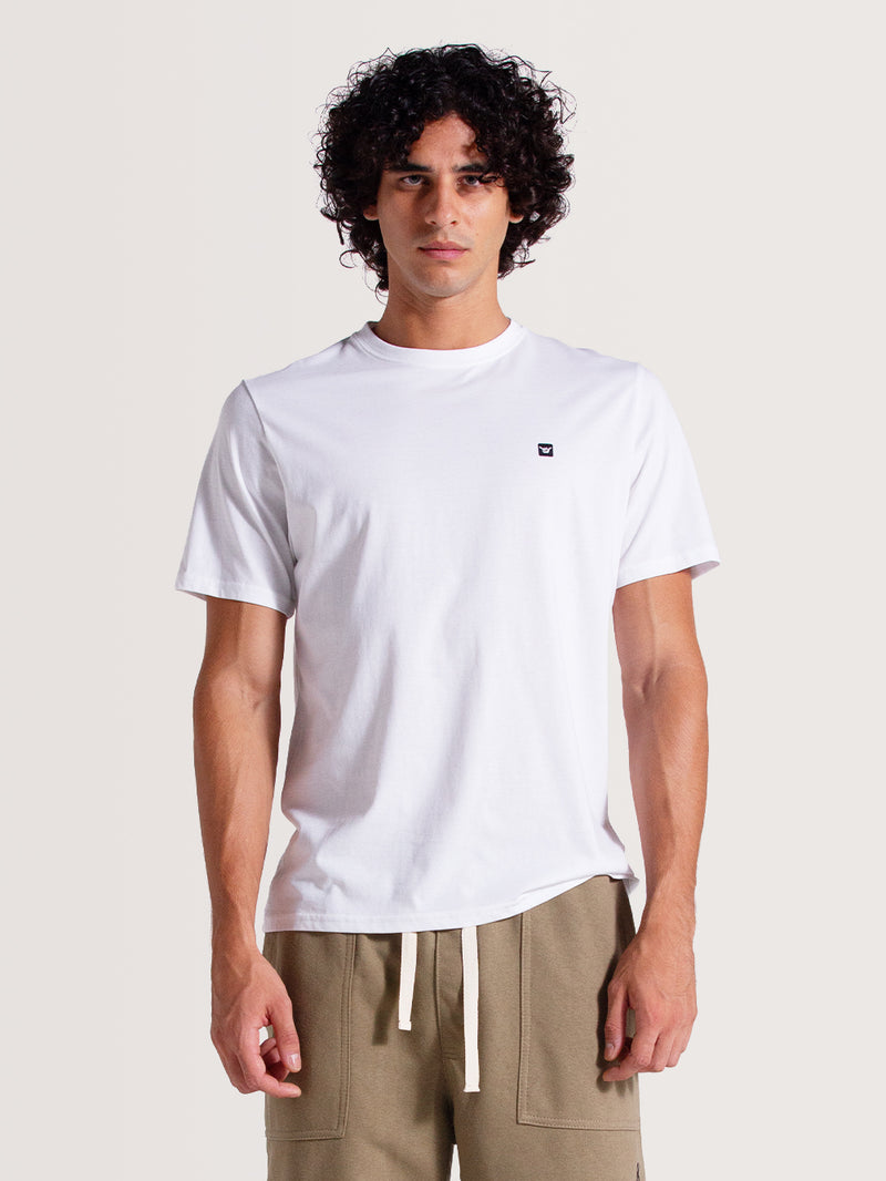 Camiseta Branca Manga Longa Especial Hang Loose Classic