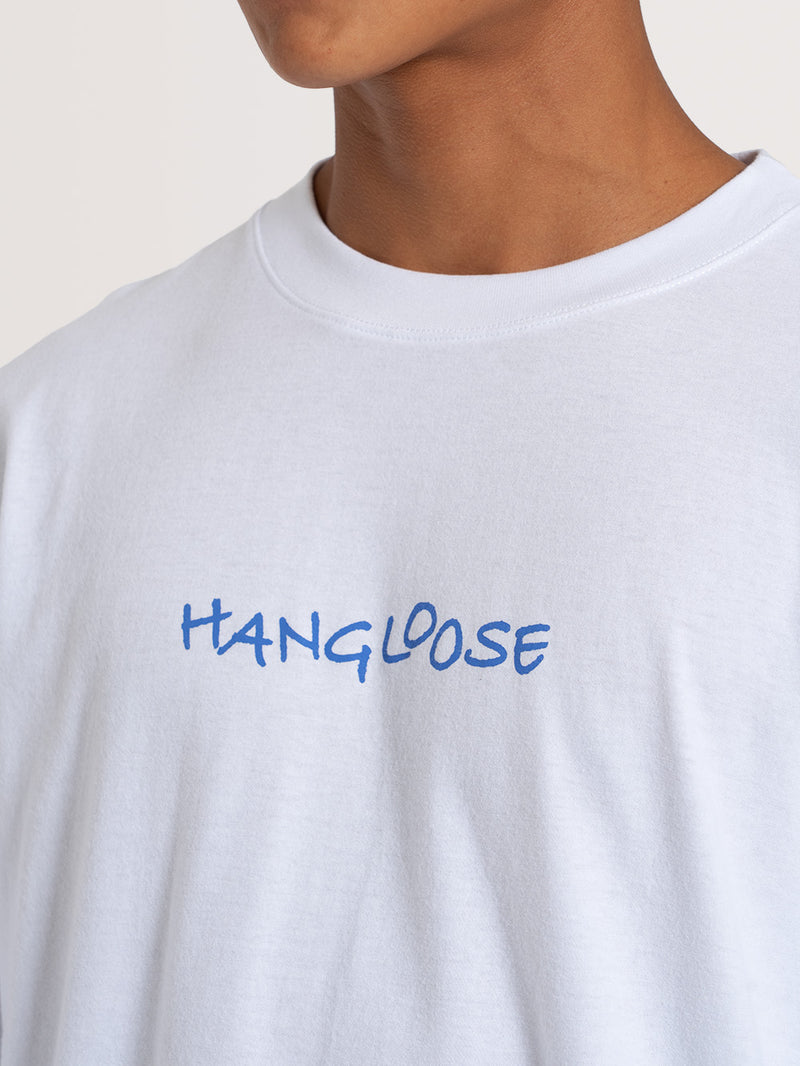 Camiseta Especial Branca Hang Loose Waimea